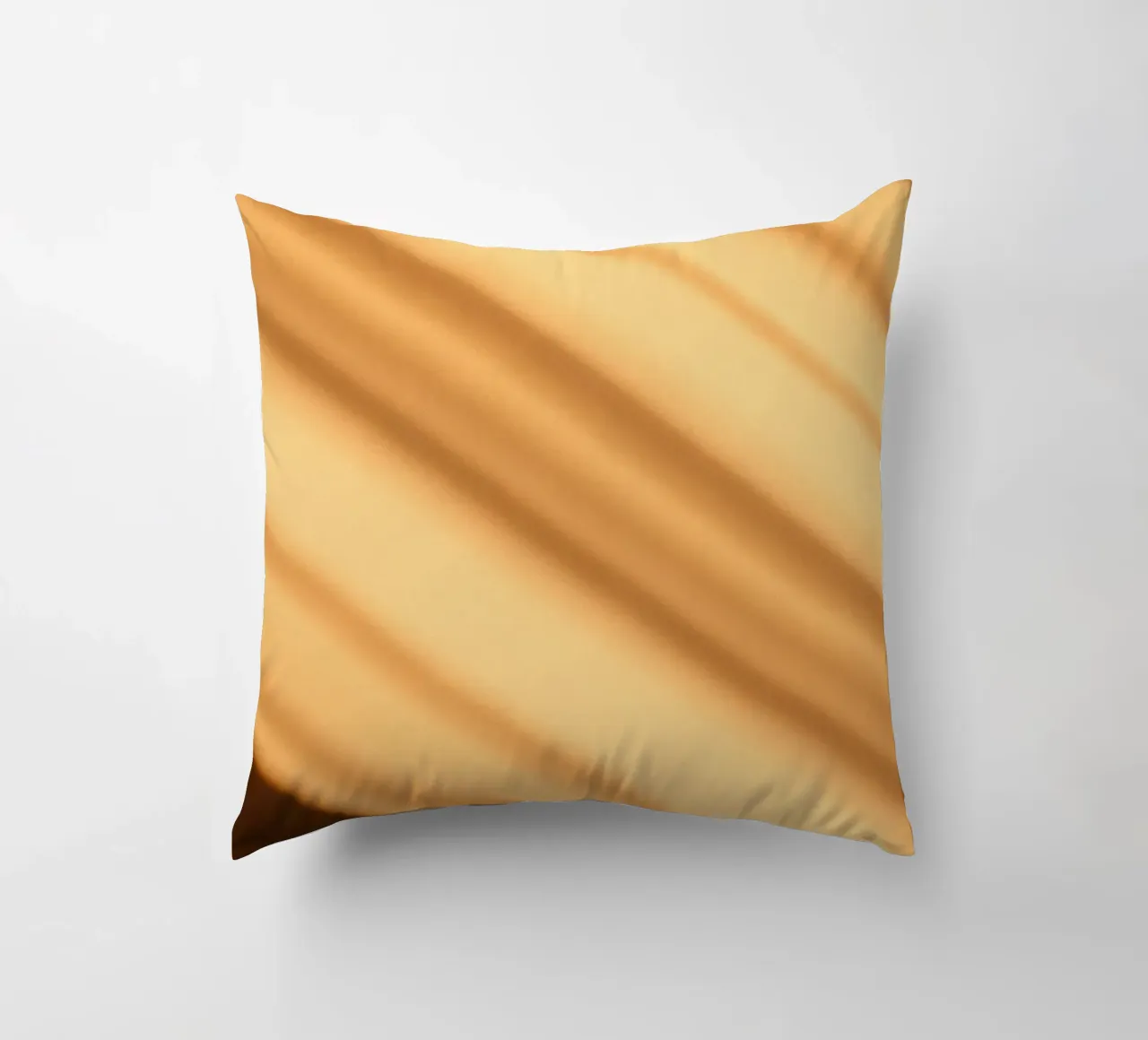 Abstract warm gradient background with smooth lines decorative cushion by DesignDoodle