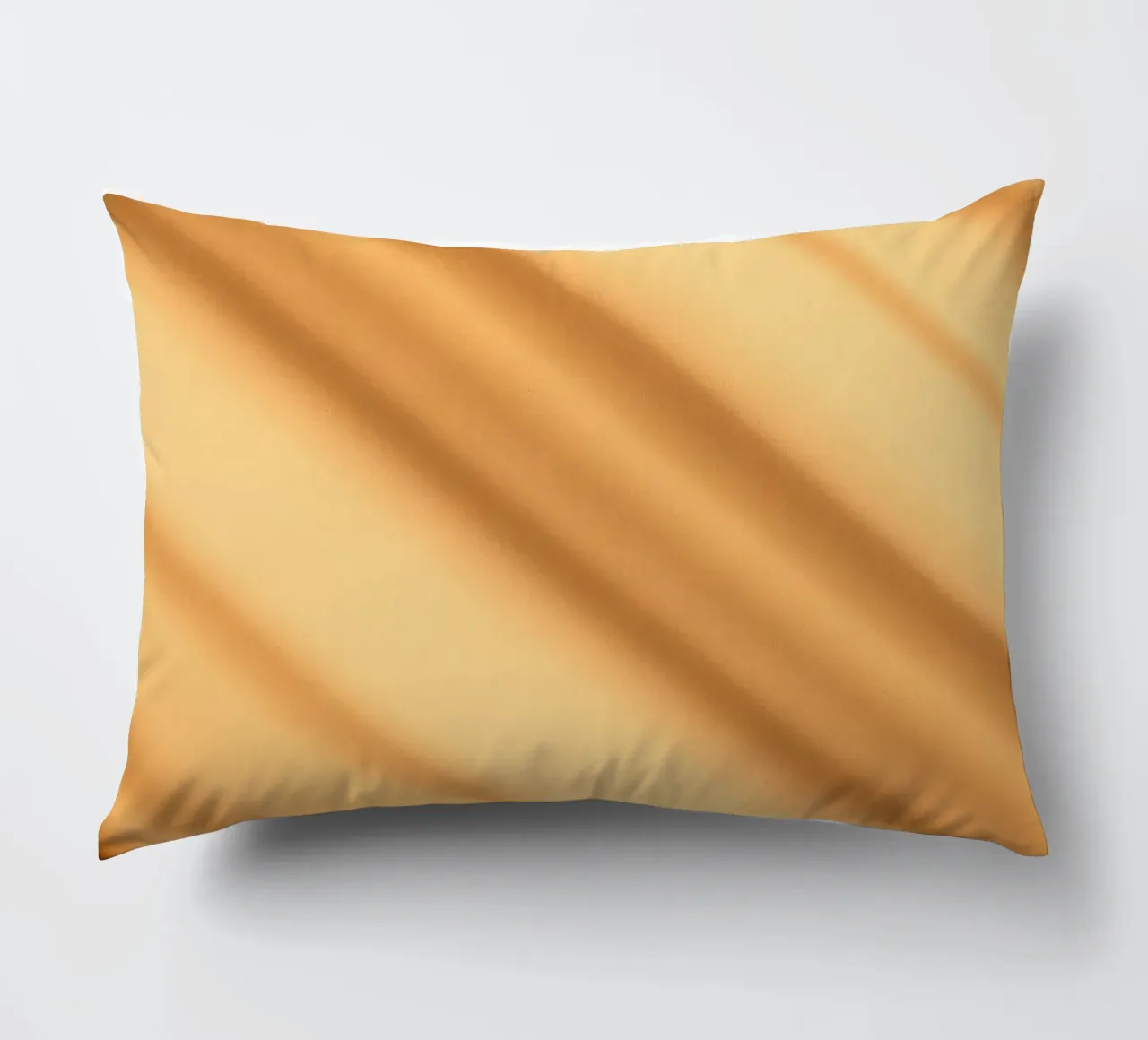 Abstract warm gradient background with smooth lines decorative cushion by DesignDoodle