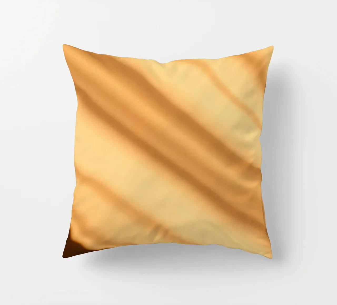 Abstract warm gradient background with smooth lines decorative cushion by DesignDoodle
