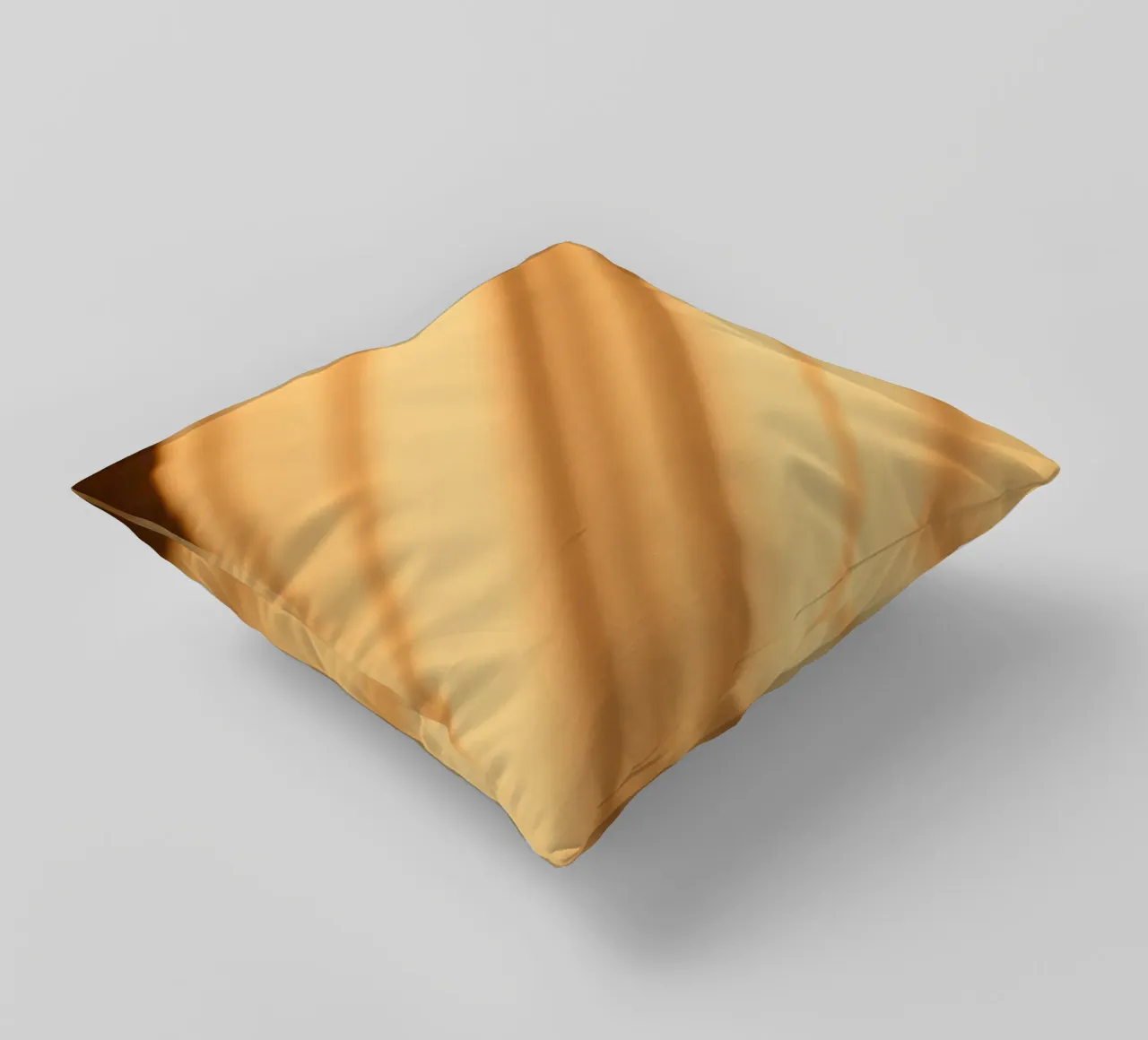 Abstrakter warmer Gradient Hintergrund mit glatten Linien Kissen von DesignDoodle