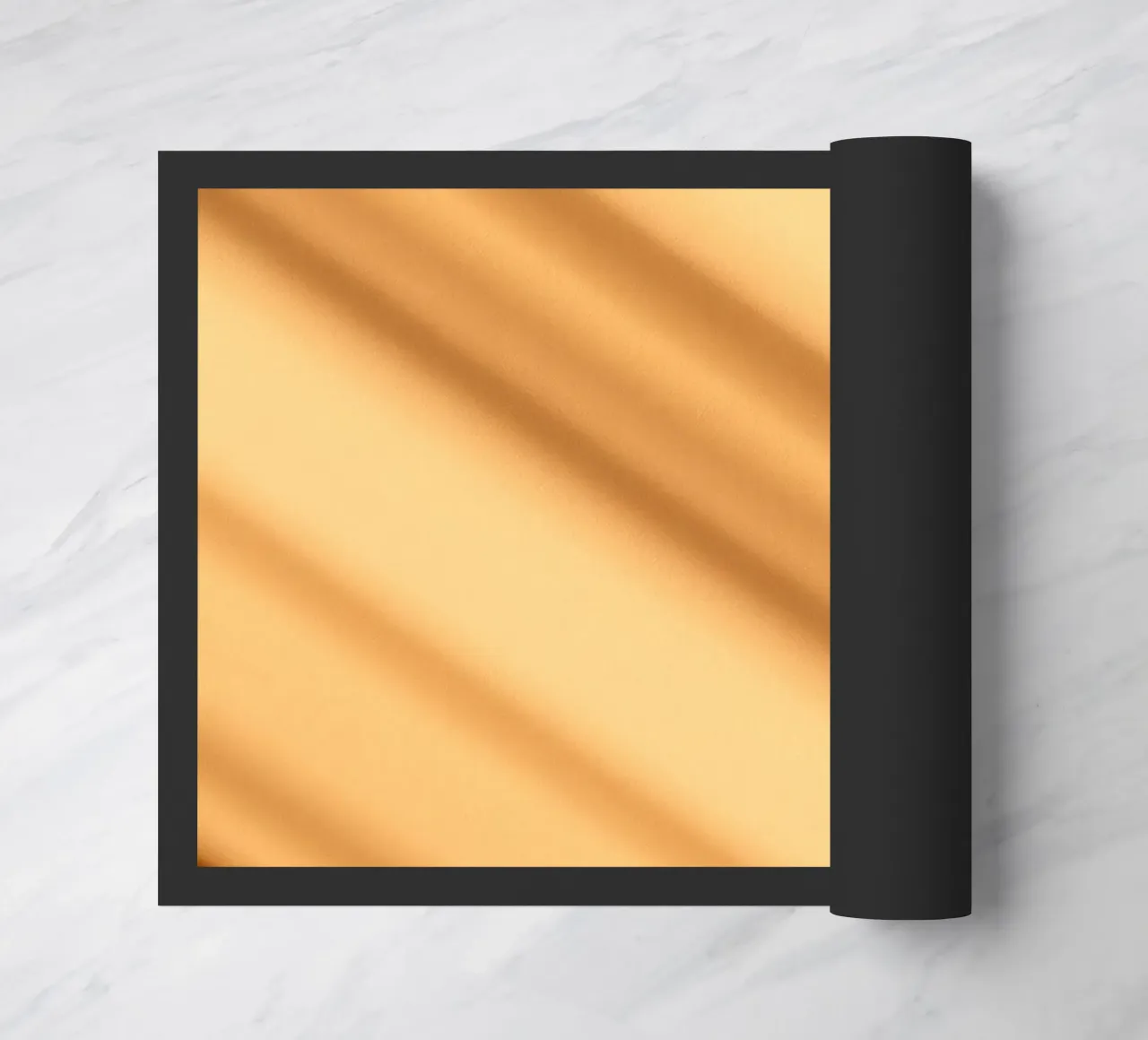 Sfondo astratto a gradiente caldo con linee morbide zerbino da DesignDoodle