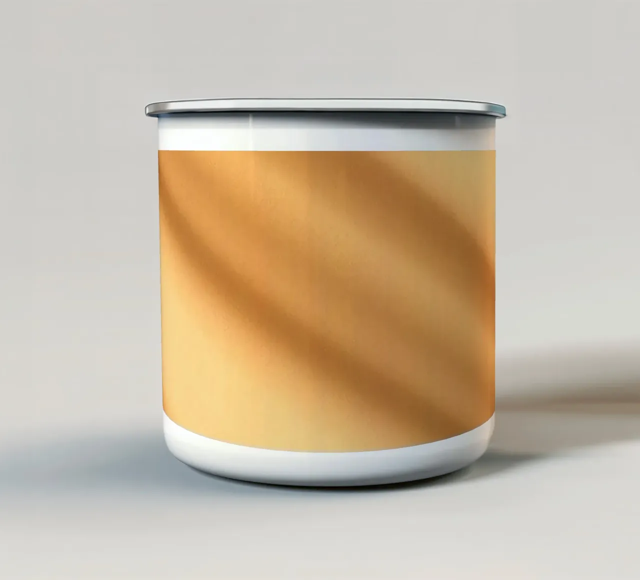 Abstrakter warmer Gradient Hintergrund mit glatten Linien Emaille Tasse von DesignDoodle