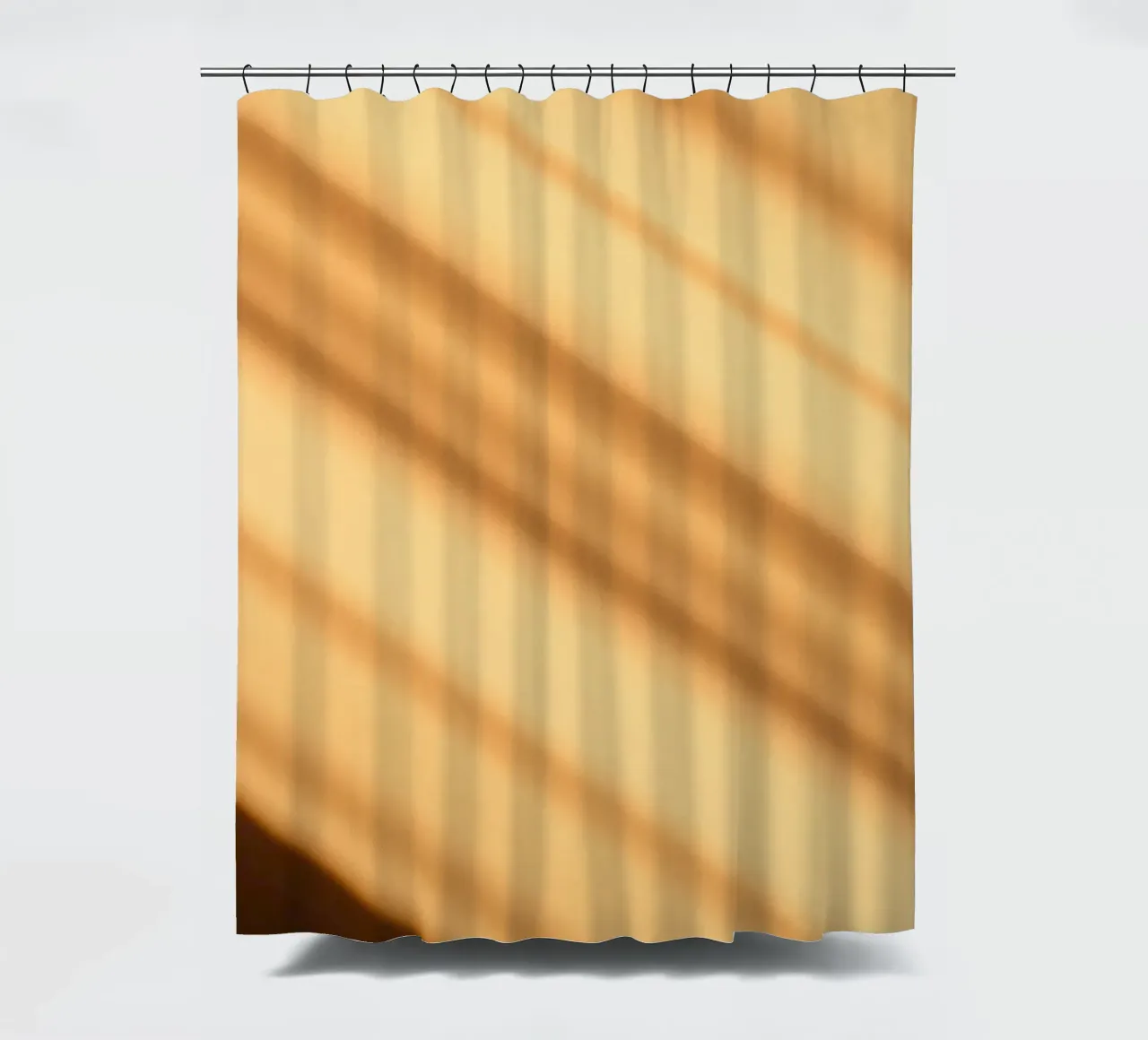 Abstract warm gradient background with smooth lines shower curtain by DesignDoodle