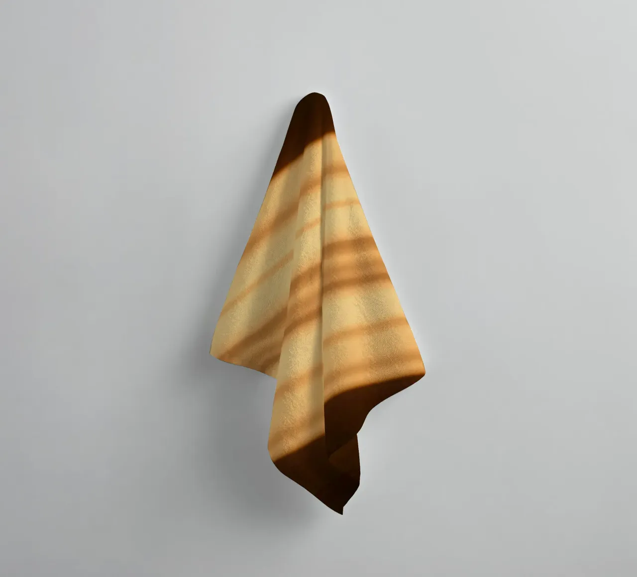 Fond abstrait en dégradé chaud avec des lignes lisses serviette de bain de DesignDoodle