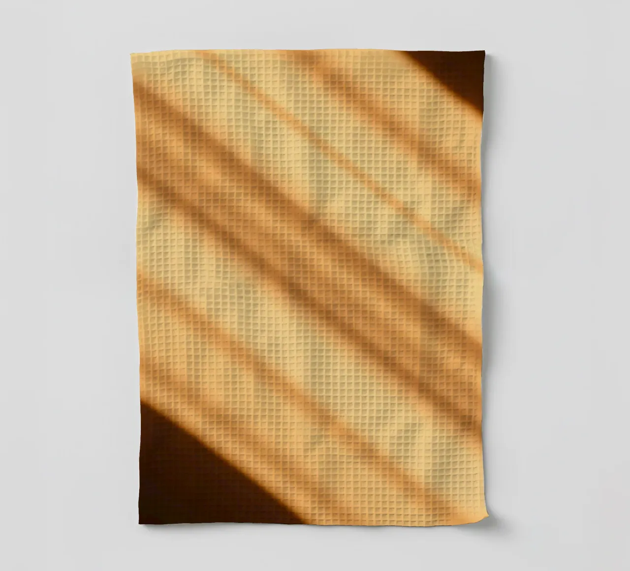 Abstrakter warmer Gradient Hintergrund mit glatten Linien Geschirrtuch von DesignDoodle