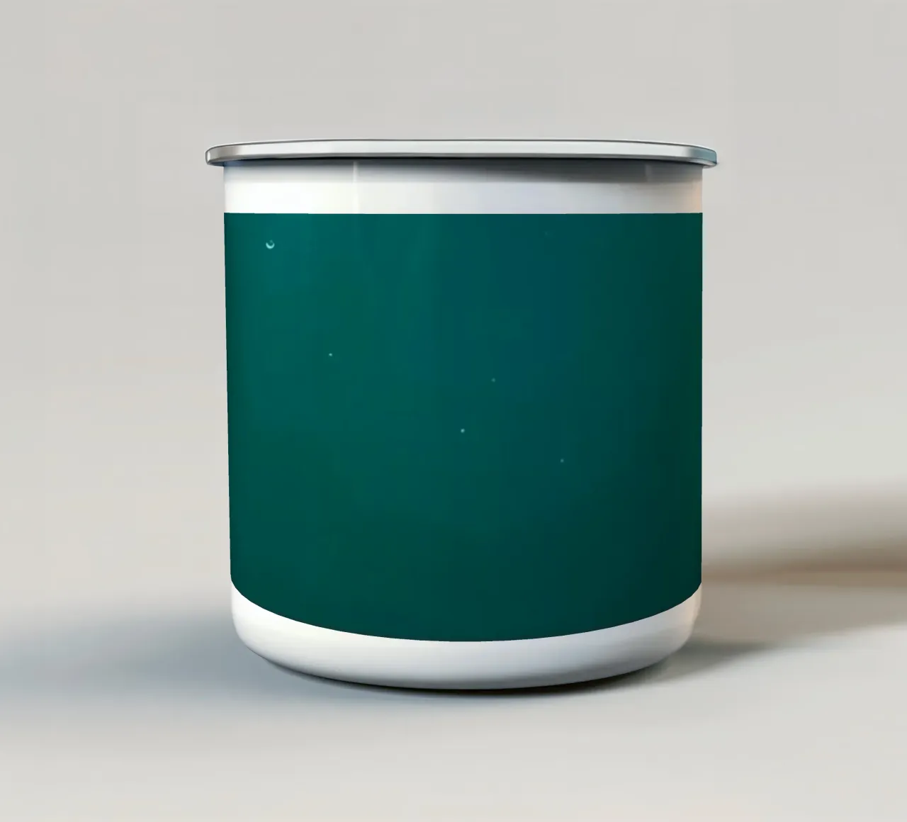 Esplorate la serenità della tranquillità sottomarina tazza in smalto da DesignDoodle