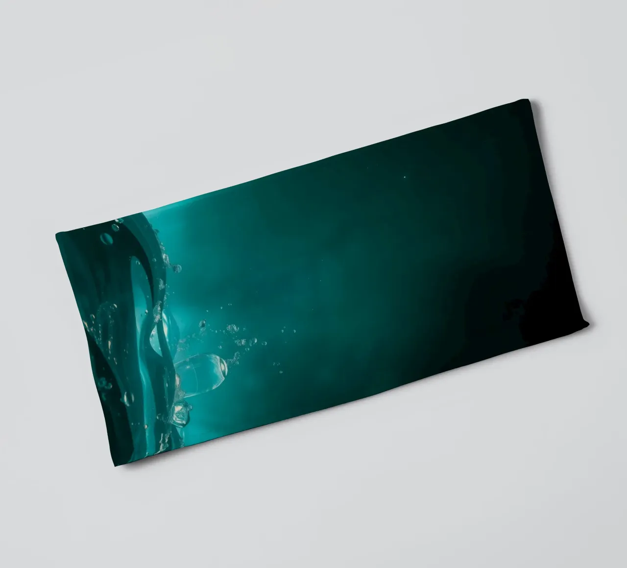 Explore the serenity of underwater tranquility towel by DesignDoodle