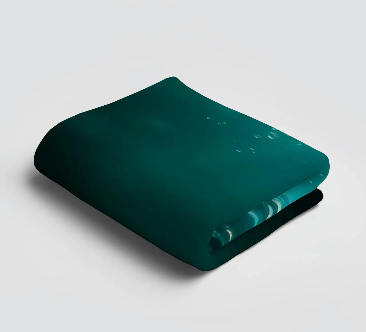 Explore the serenity of underwater tranquility towel by DesignDoodle