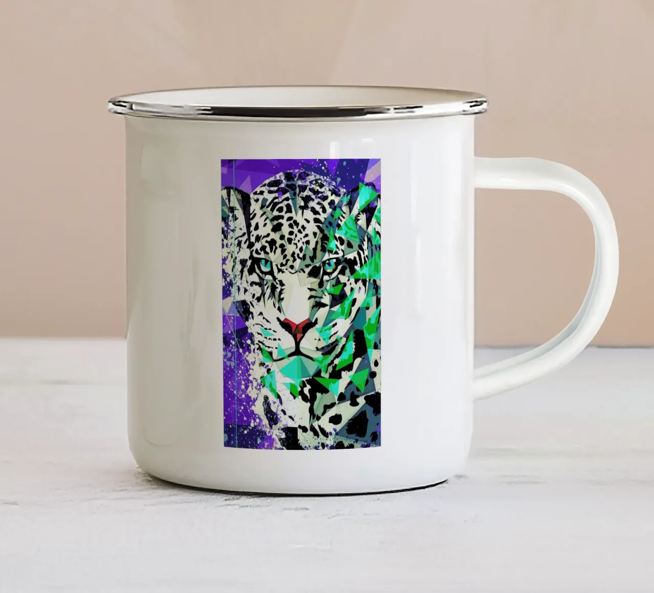 Jagwarod tazza in smalto da Mayka ienova