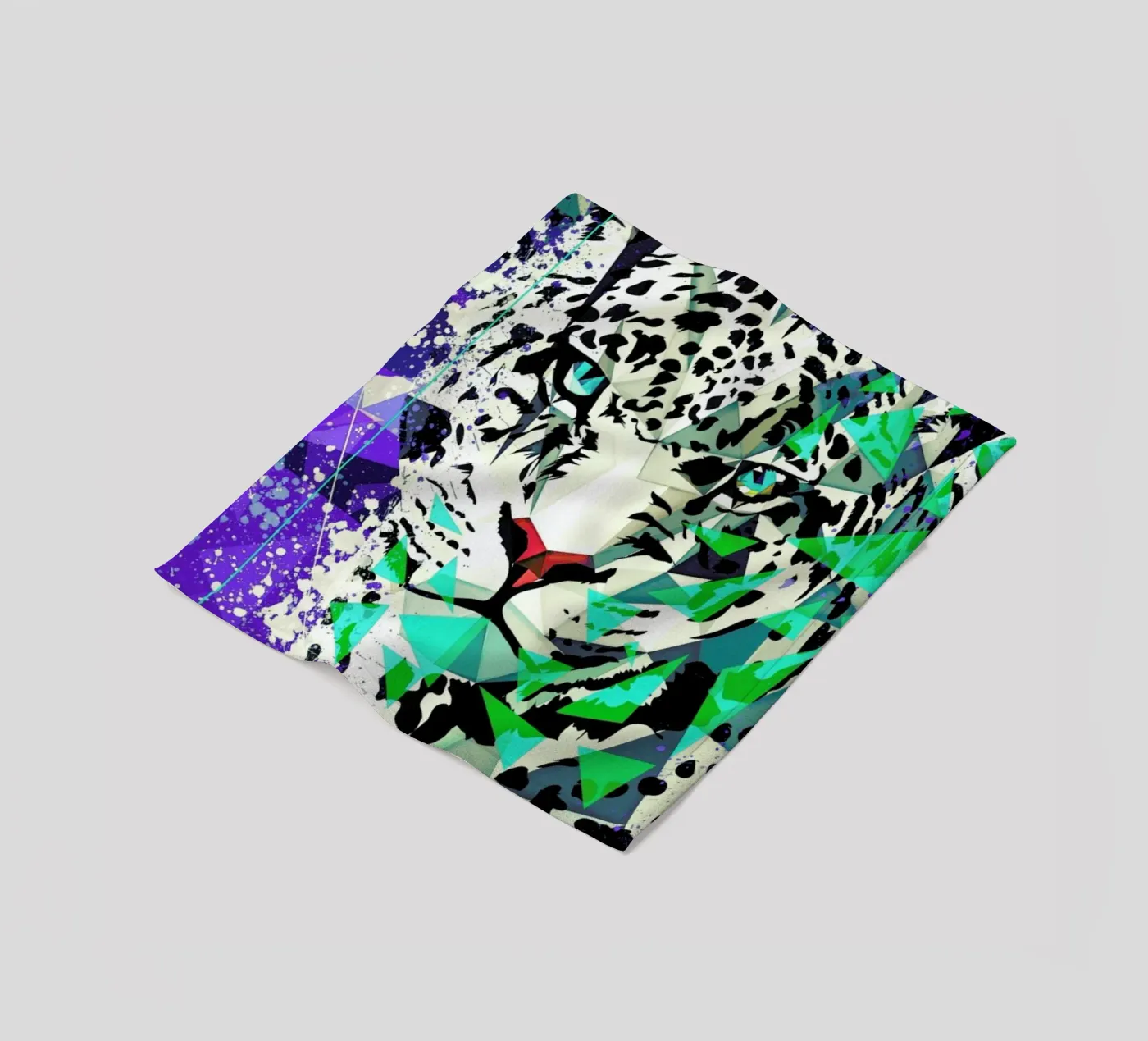 Jagwarod Fleecedecke von Mayka ienova