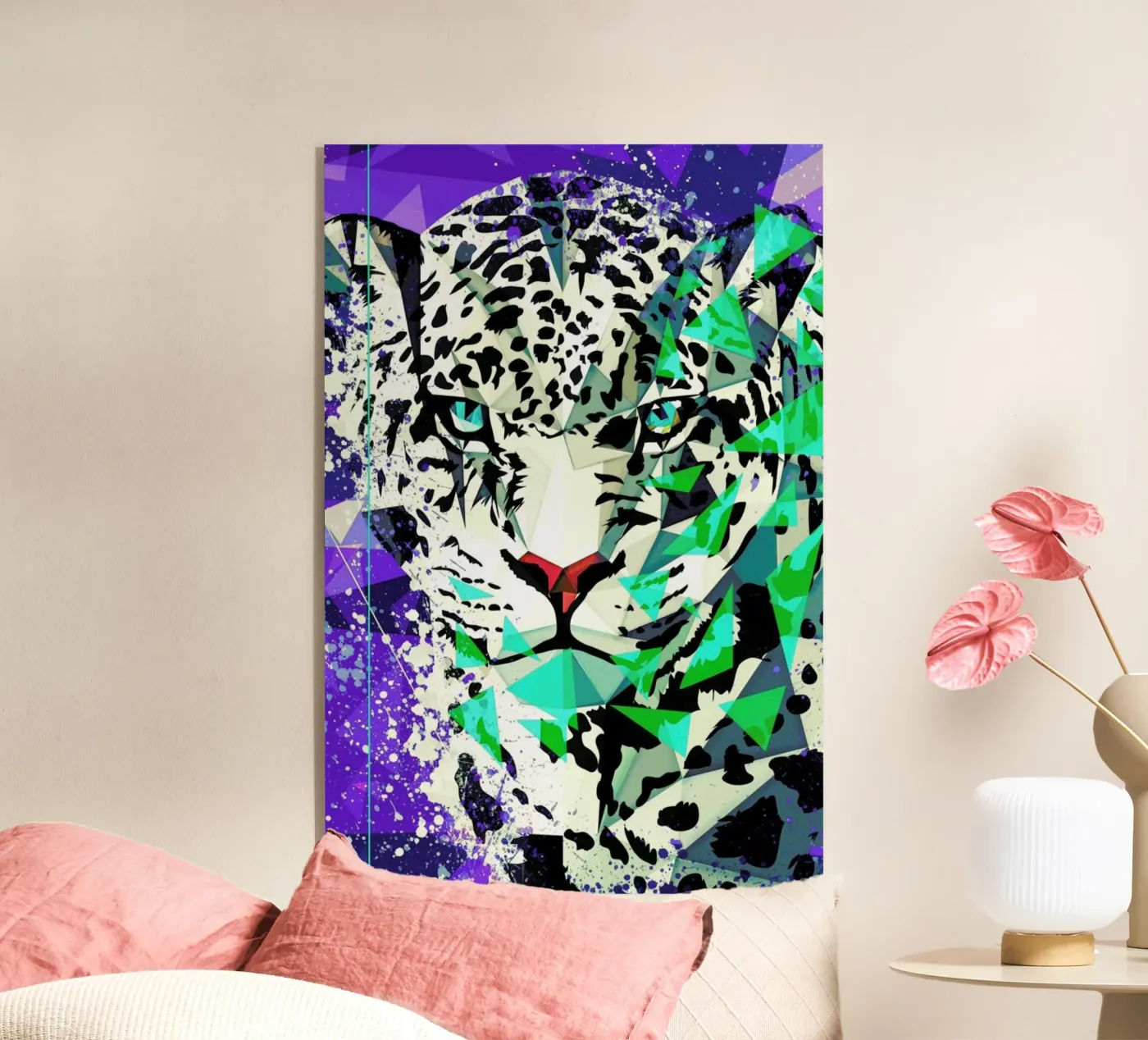 Jagwarod Acryl-Glas von Mayka ienova