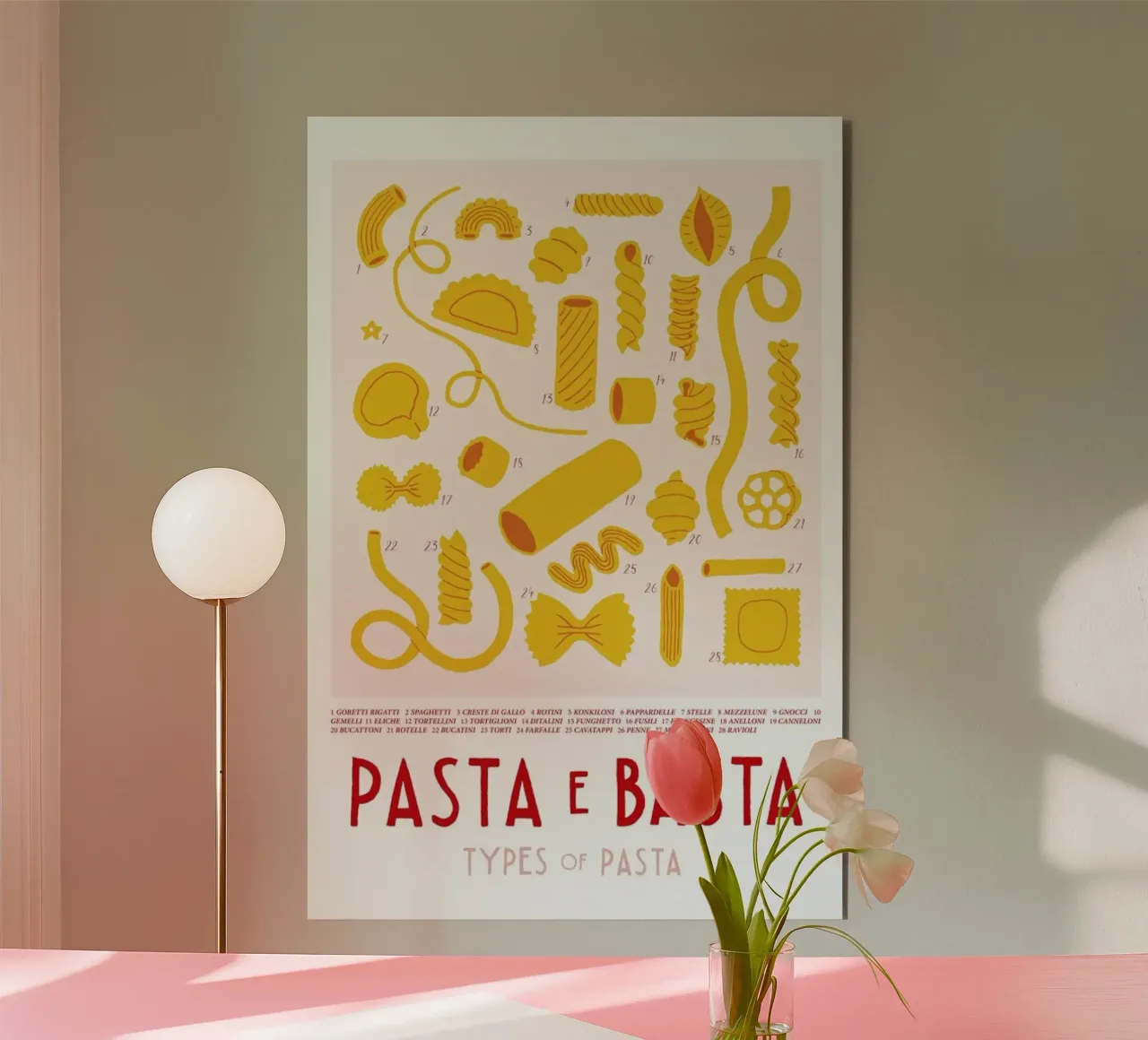 Pasta e Basta alu dibond de typealive