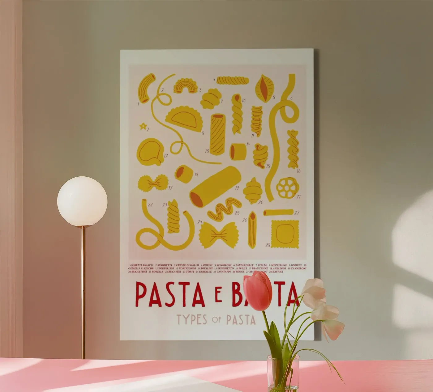 Pasta e Basta canvas by typealive