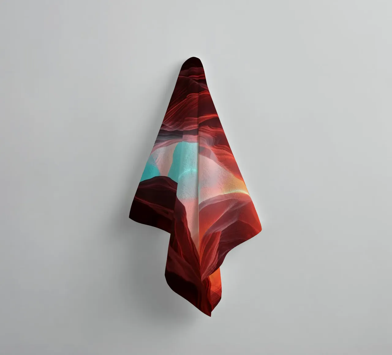 sfondo ispirato agli splendidi colori di un canyon asciugamano da bagno da DesignDoodle