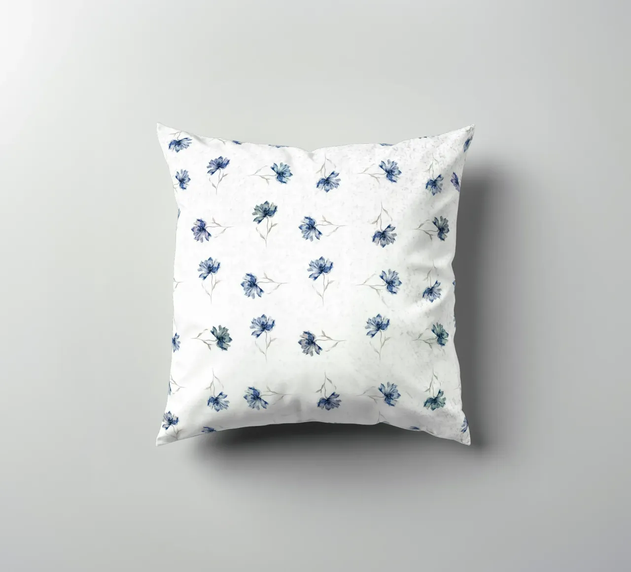 Fiore blu due cuscino da LaylaOzHome