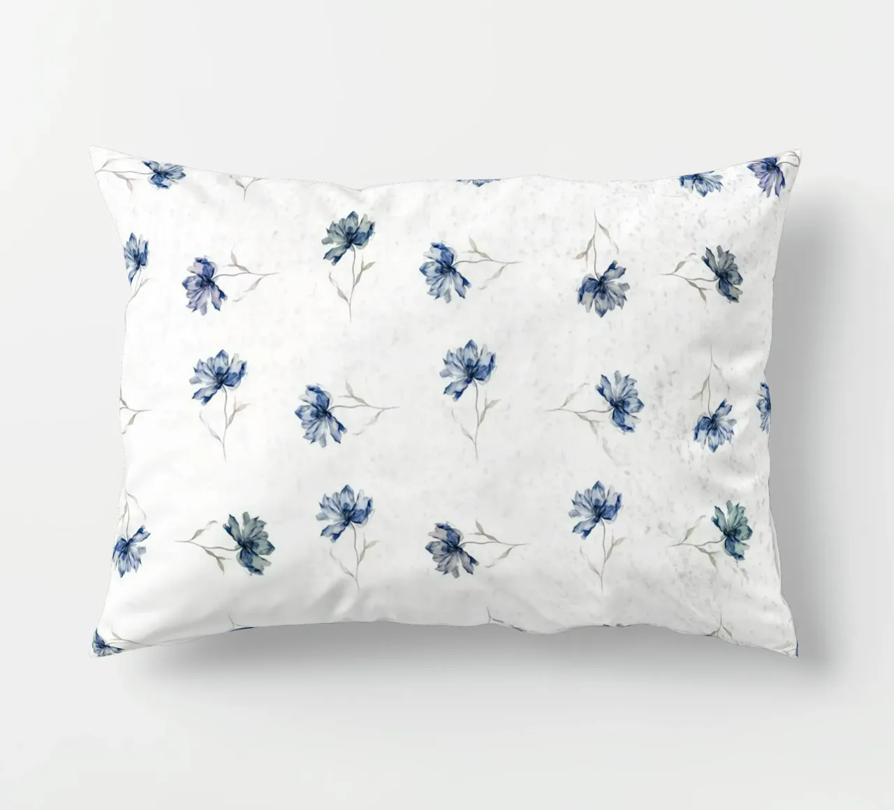 Fiore blu due cuscino da LaylaOzHome