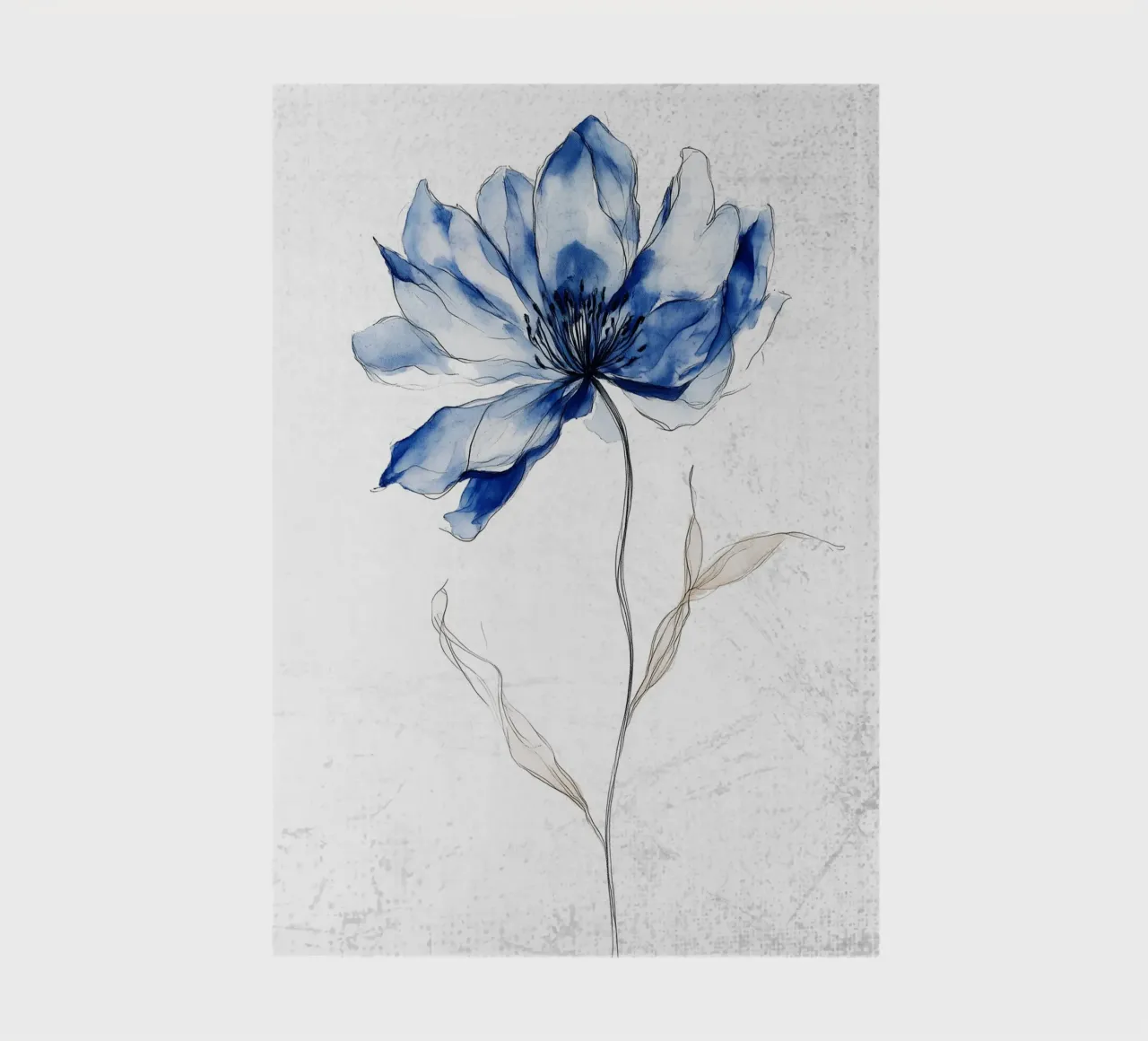 Blue flower two notebook by LaylaOzHome