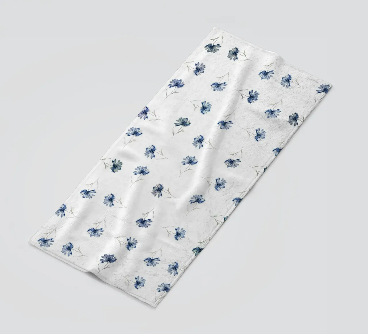 Fiore blu due telo mare da LaylaOzHome