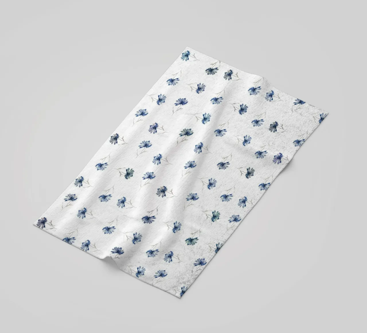 Fiore blu due telo mare da LaylaOzHome