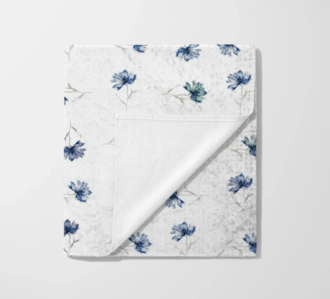 Fiore blu due telo mare da LaylaOzHome