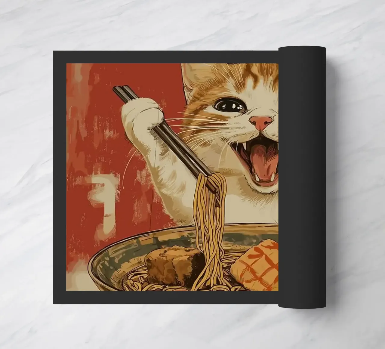 Chef Cat Ramen zerbino da Margaret Marie Ostrout
