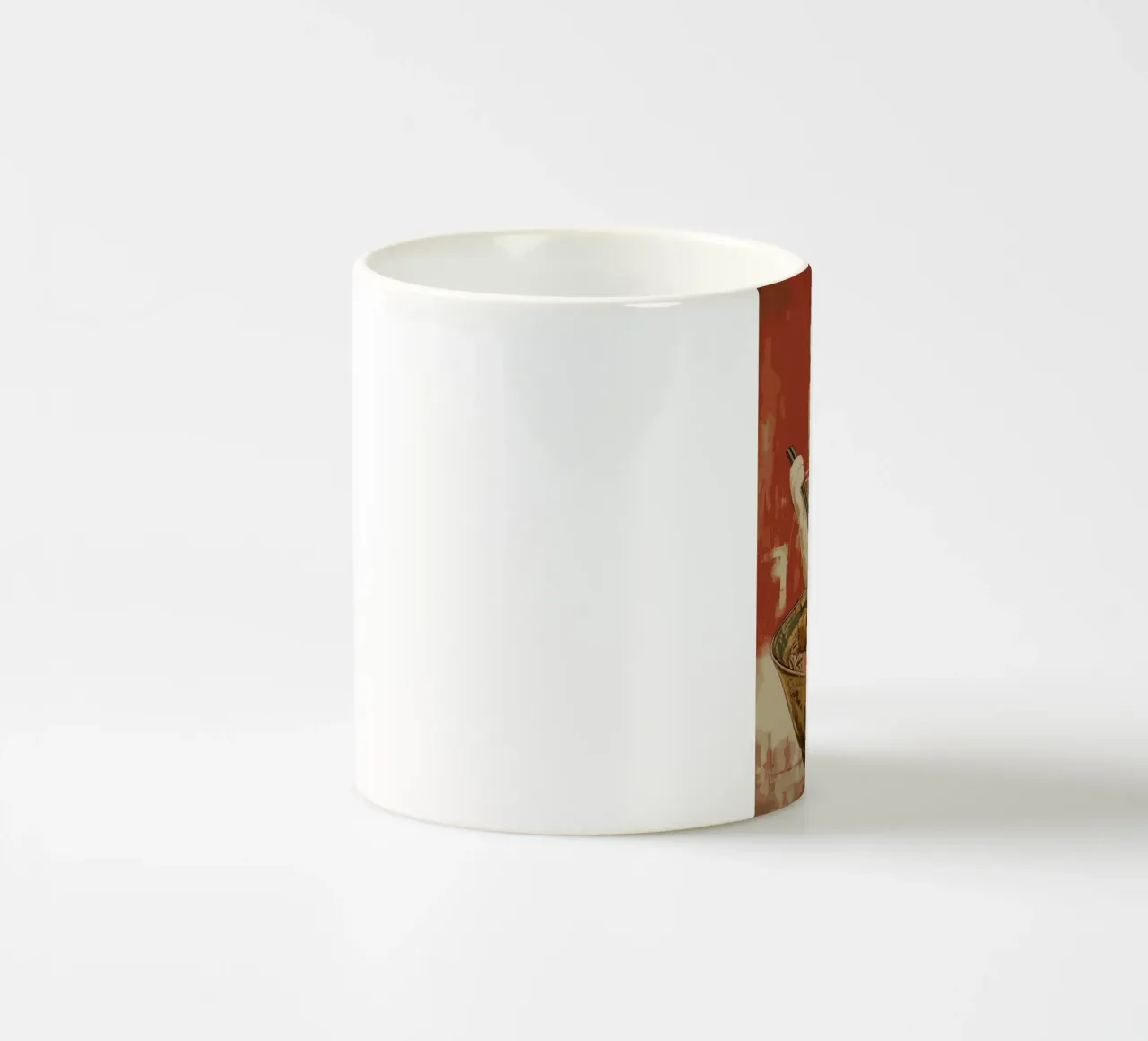 Chef Cat Ramen tazza in ceramica da Margaret Marie Ostrout