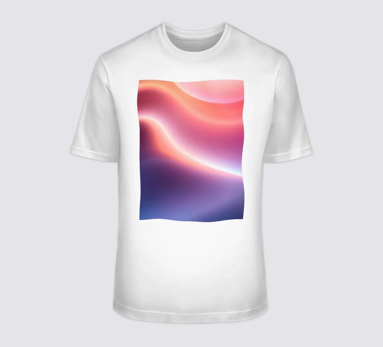 Lebendige Abstraktion mit weichen Verläufen und dynamischem Fluss T-Shirt von DesignDoodle