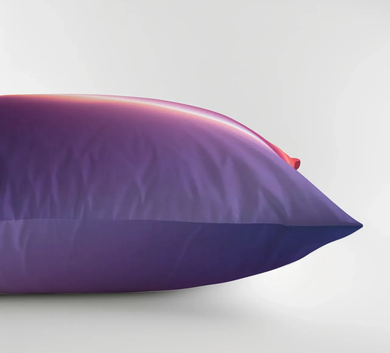 Vibrant abstract with smooth gradients and dynamic flow decorative cushion by DesignDoodle