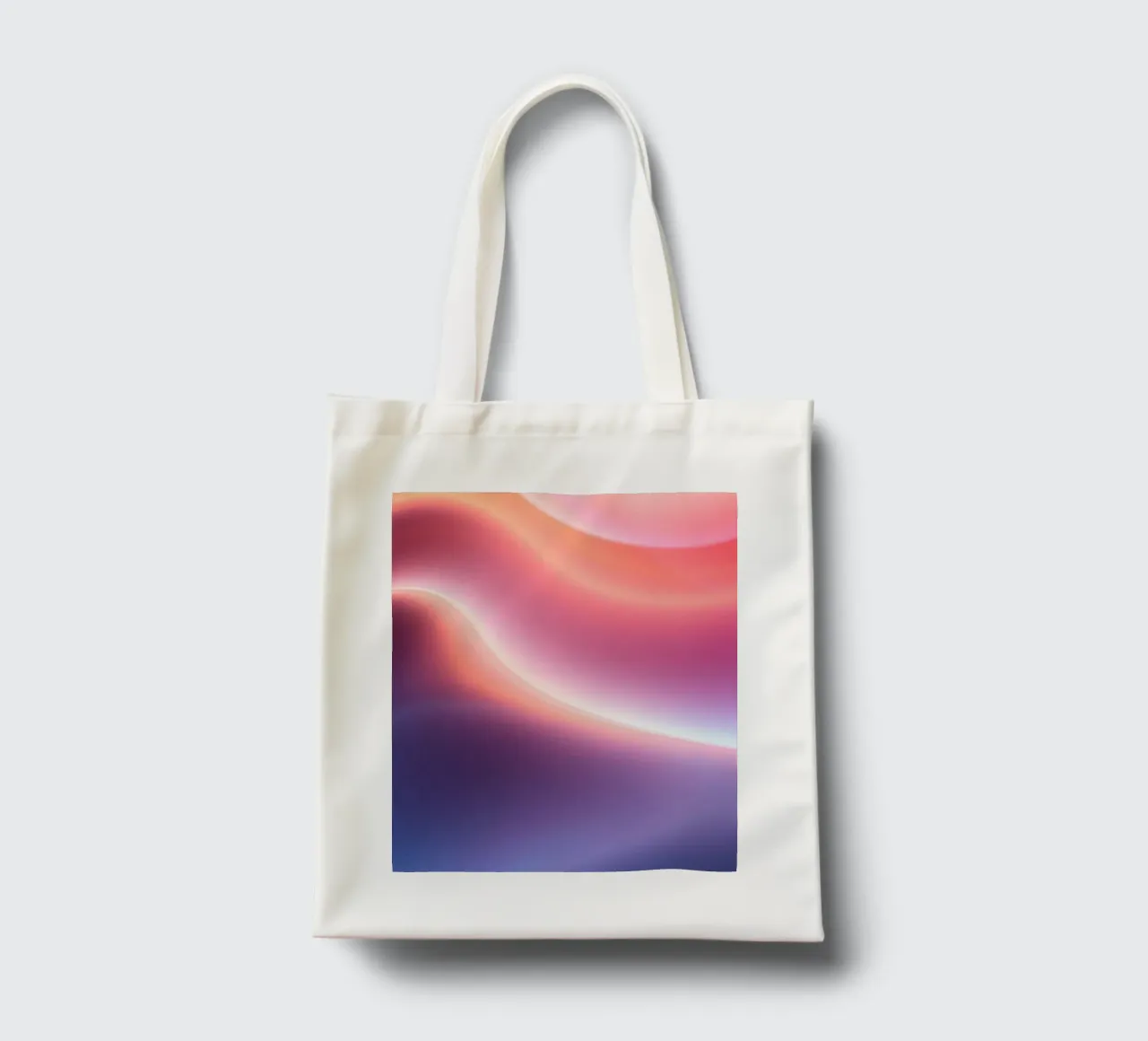 Vibrant abstract with smooth gradients and dynamic flow tote bag by DesignDoodle
