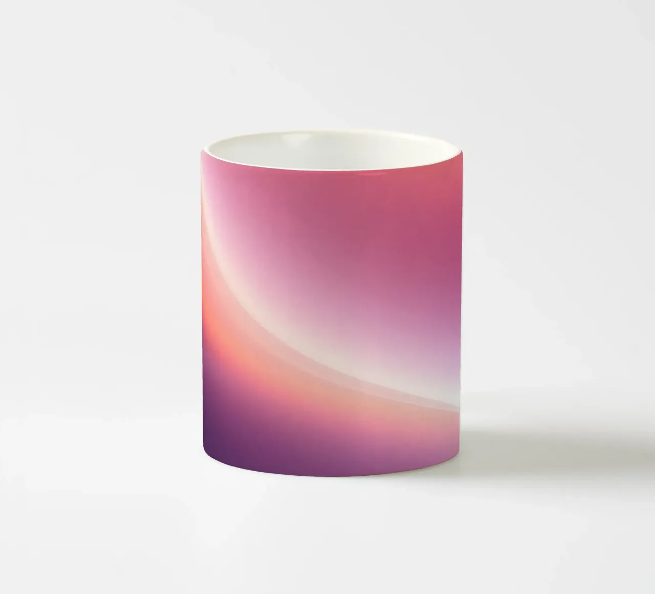 Vibrant abstract with smooth gradients and dynamic flow ceramic mug by DesignDoodle