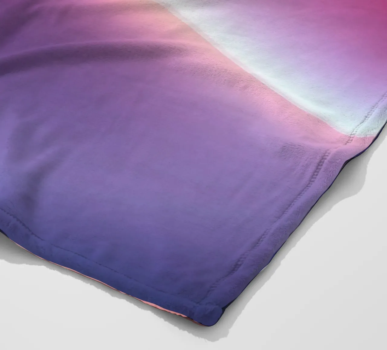 Vibrant abstract with smooth gradients and dynamic flow fleece blanket by DesignDoodle