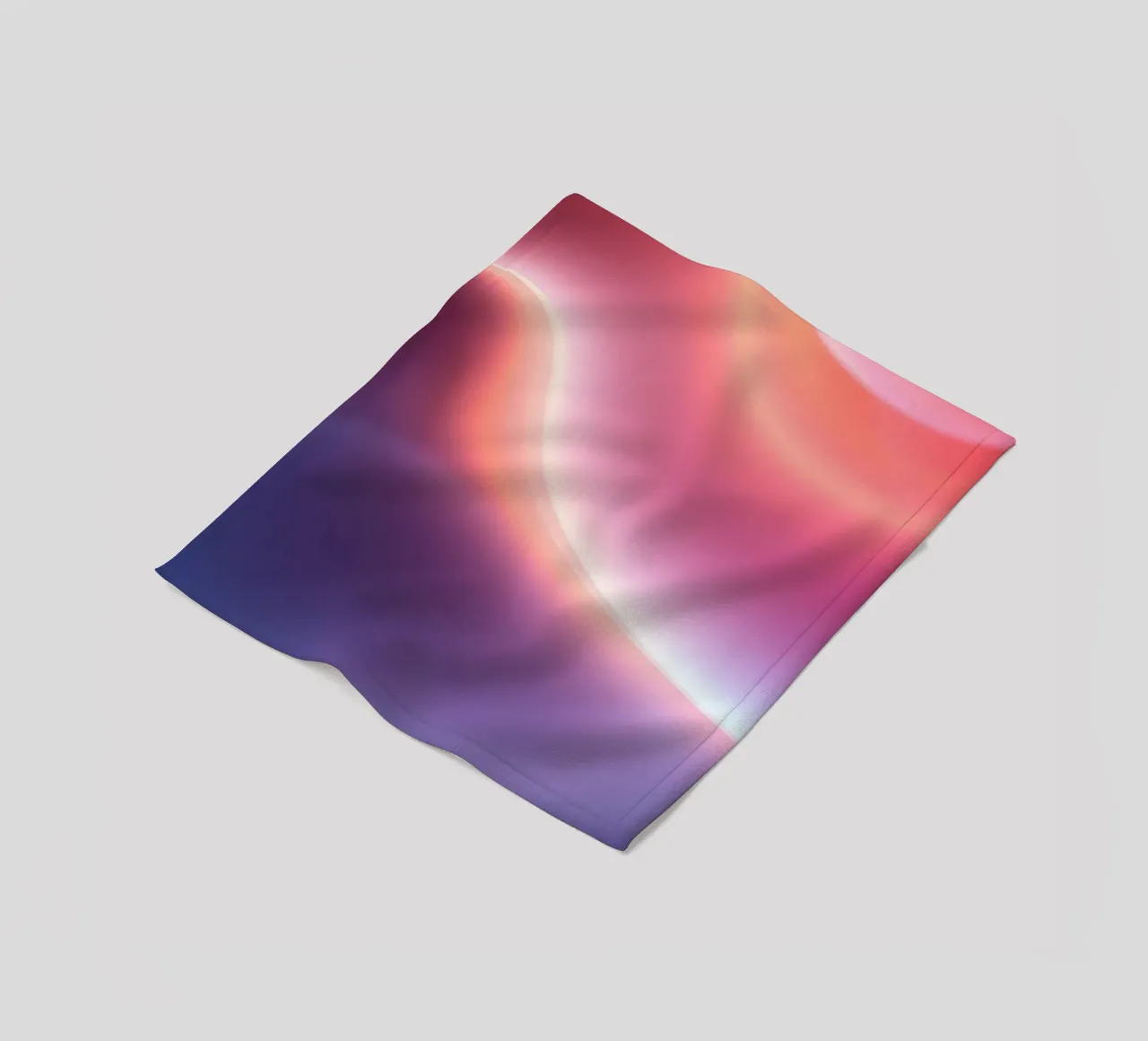 Vibrant abstract with smooth gradients and dynamic flow fleece blanket by DesignDoodle