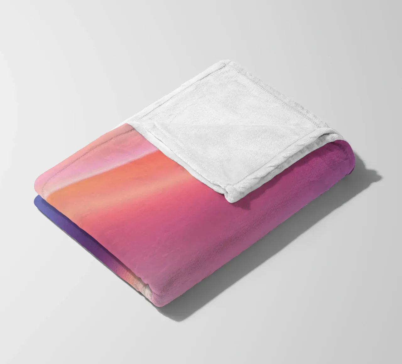 Vibrant abstract with smooth gradients and dynamic flow fleece blanket by DesignDoodle