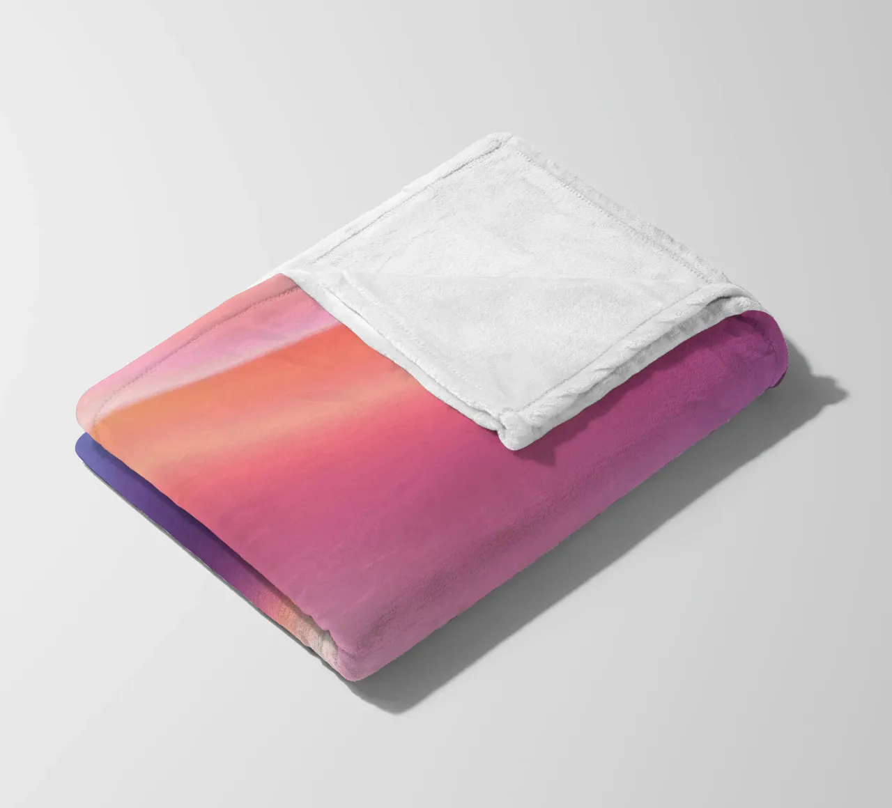 Vibrant abstract with smooth gradients and dynamic flow fleece blanket by DesignDoodle
