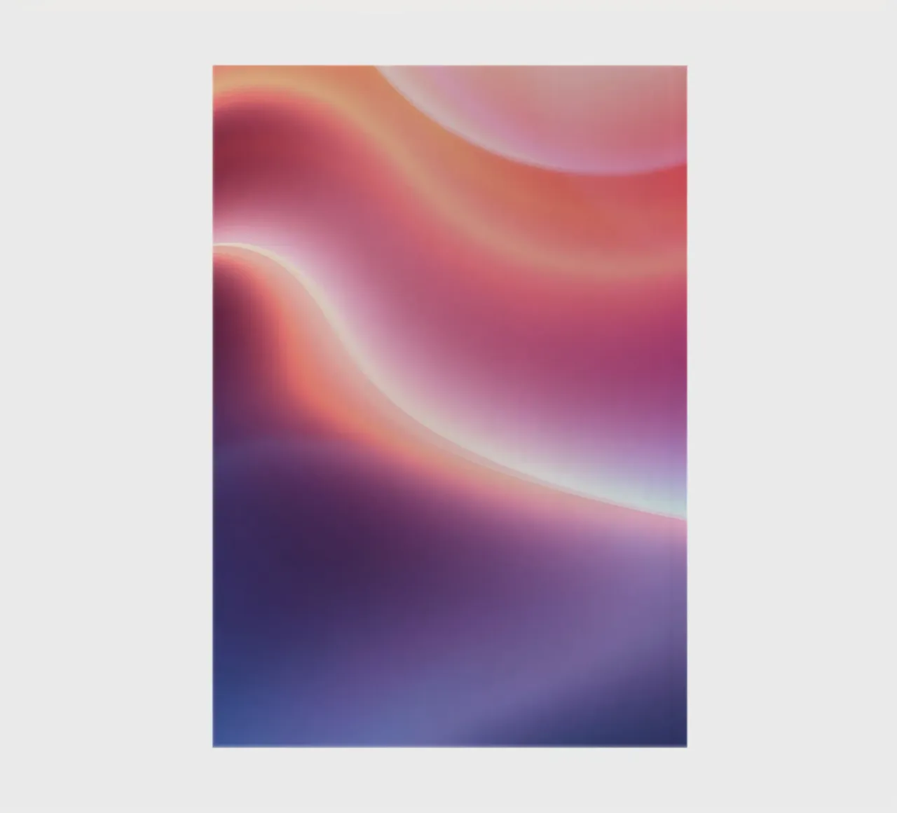 Vibrant abstract with smooth gradients and dynamic flow notebook by DesignDoodle