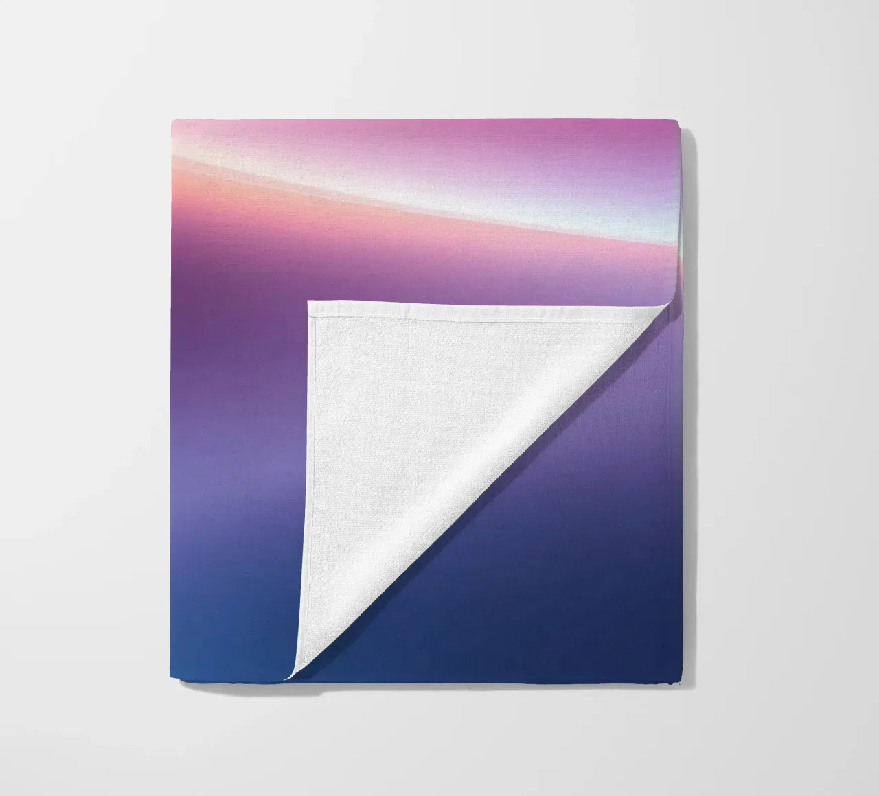 Vibrant abstract with smooth gradients and dynamic flow beach towel by DesignDoodle
