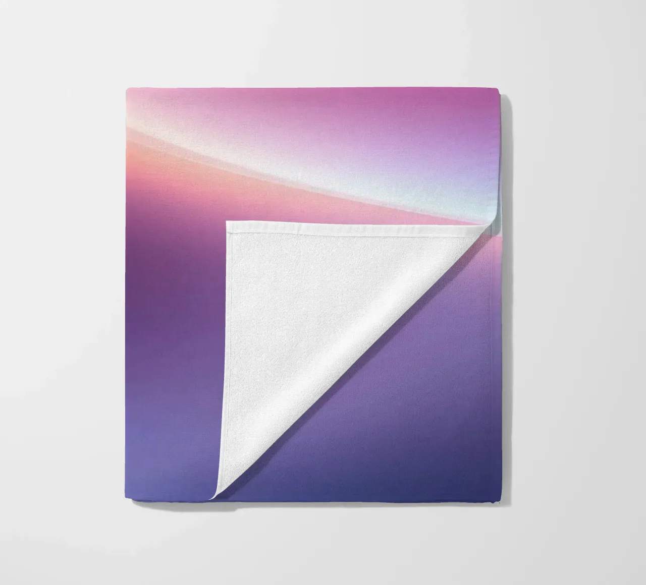 Vibrant abstract with smooth gradients and dynamic flow beach towel by DesignDoodle