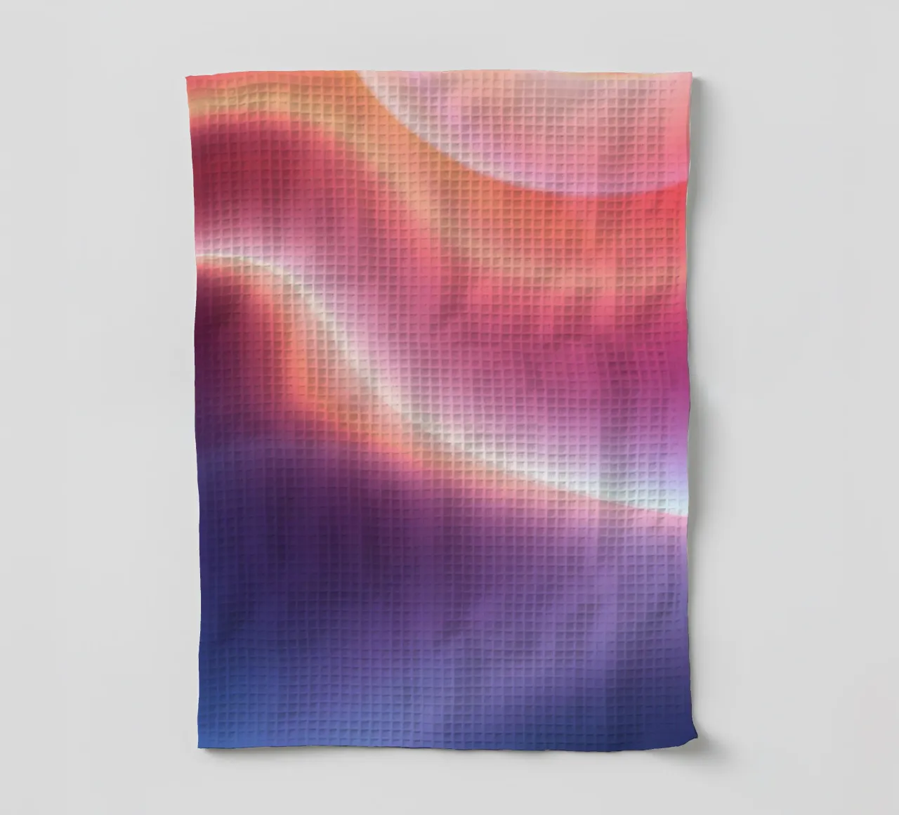 Lebendige Abstraktion mit weichen VerlÀufen und dynamischem Fluss Geschirrtuch von DesignDoodle