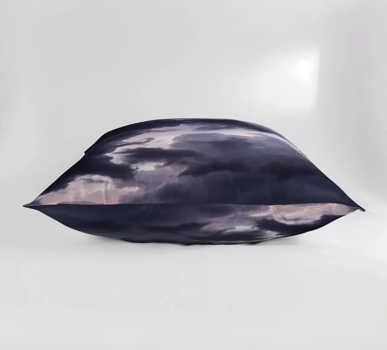 Dark and moody cloud formations create a dramatic sky decorative cushion by DesignDoodle