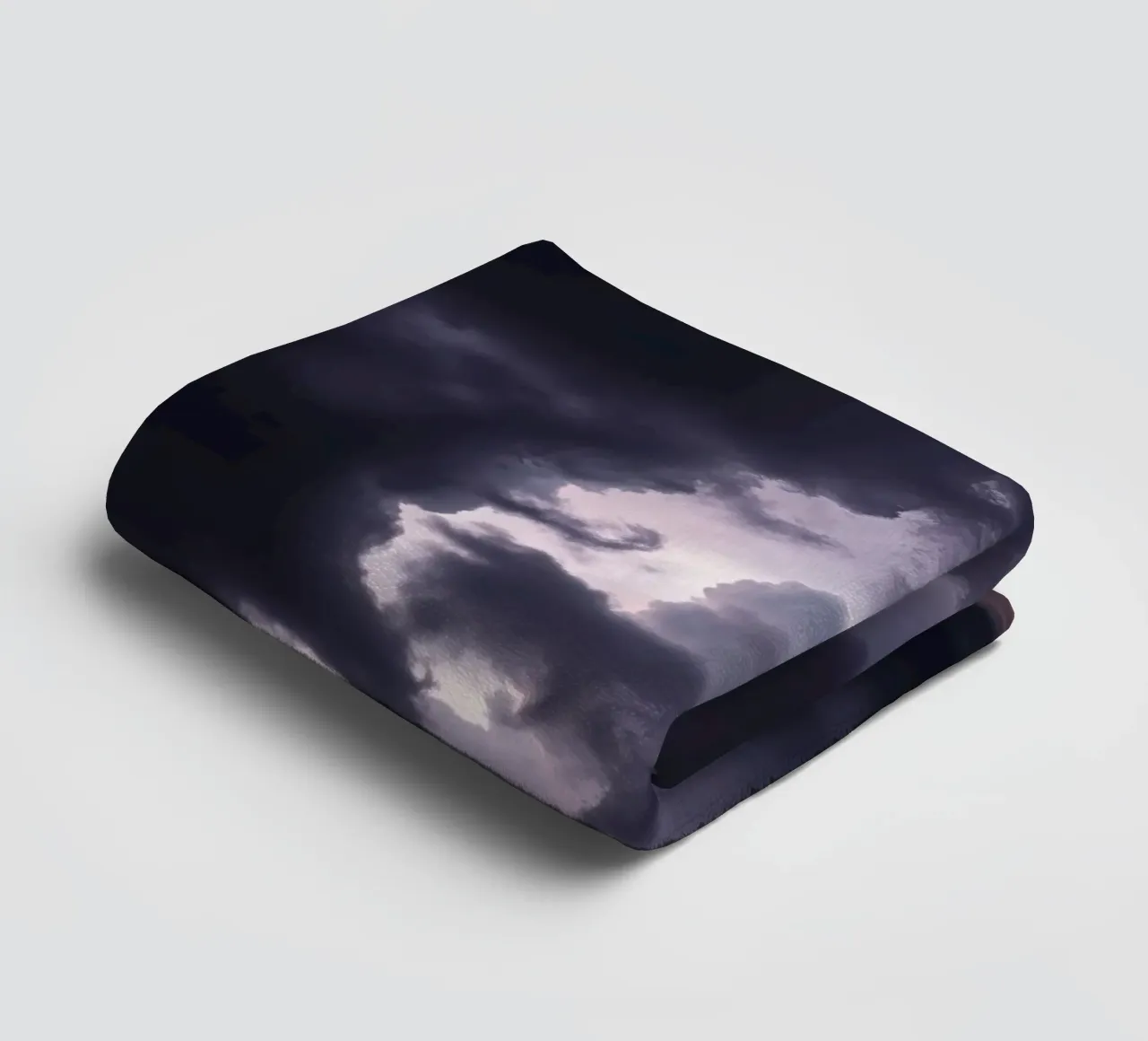 Dark and moody cloud formations create a dramatic sky towel by DesignDoodle