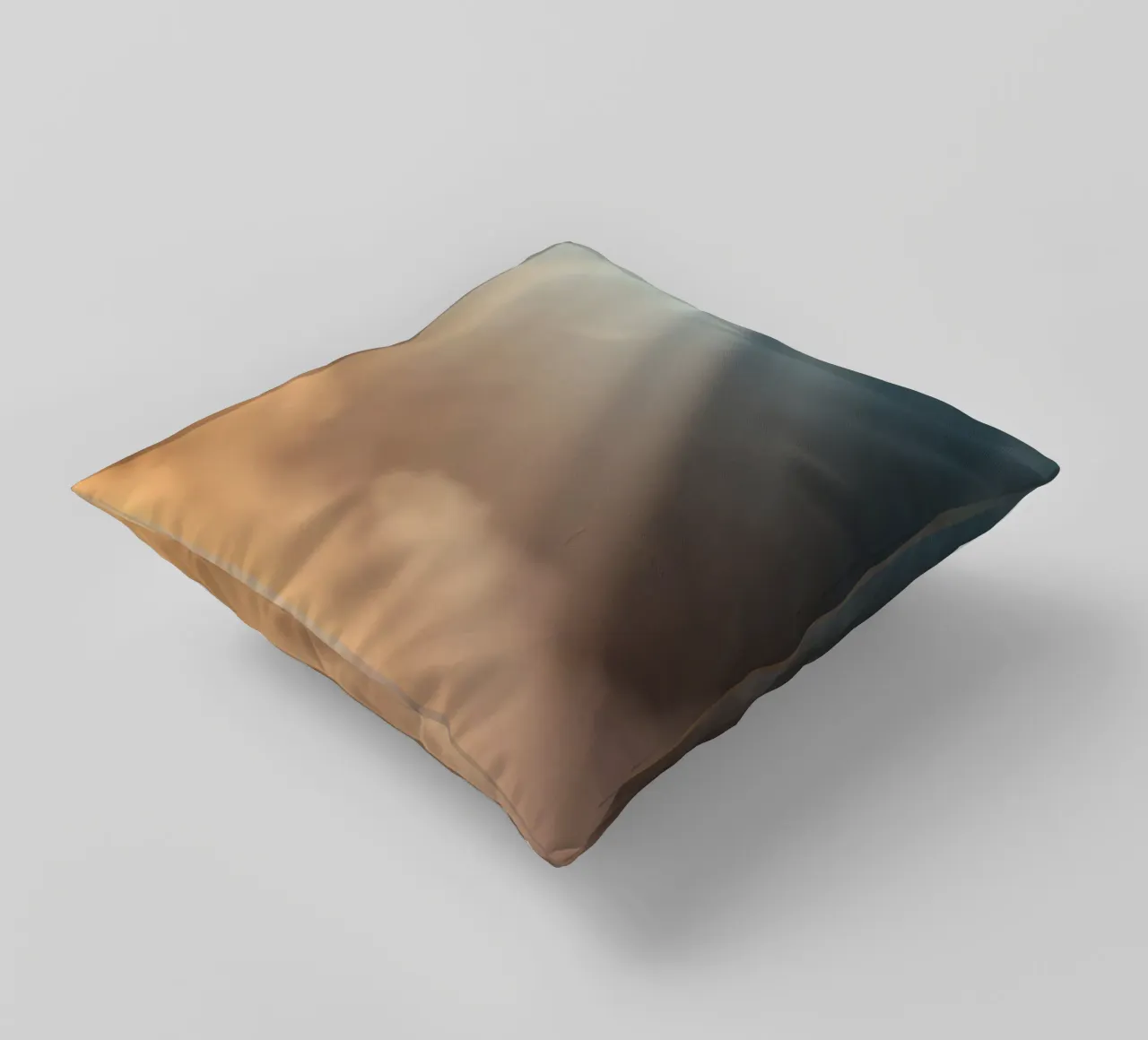Soft abstract background with light ray piercing through fog decorative cushion by DesignDoodle