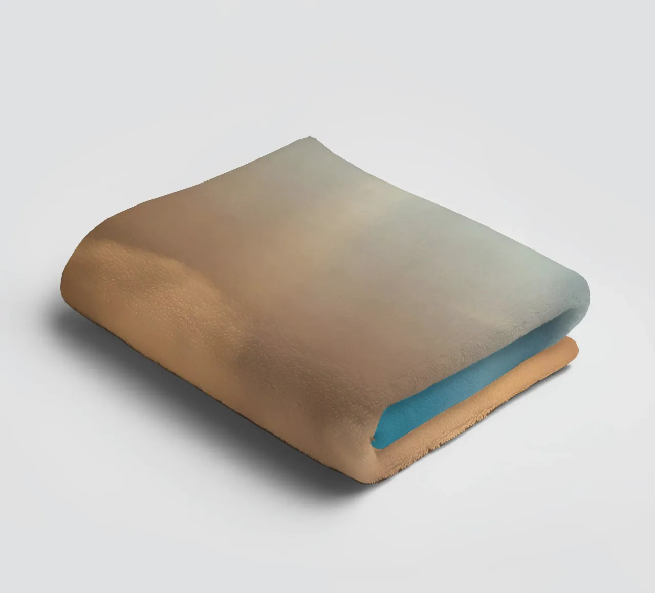 Weicher abstrakter Hintergrund mit Lichtstrahl, der den Nebel durchdringt Handtuch von DesignDoodle