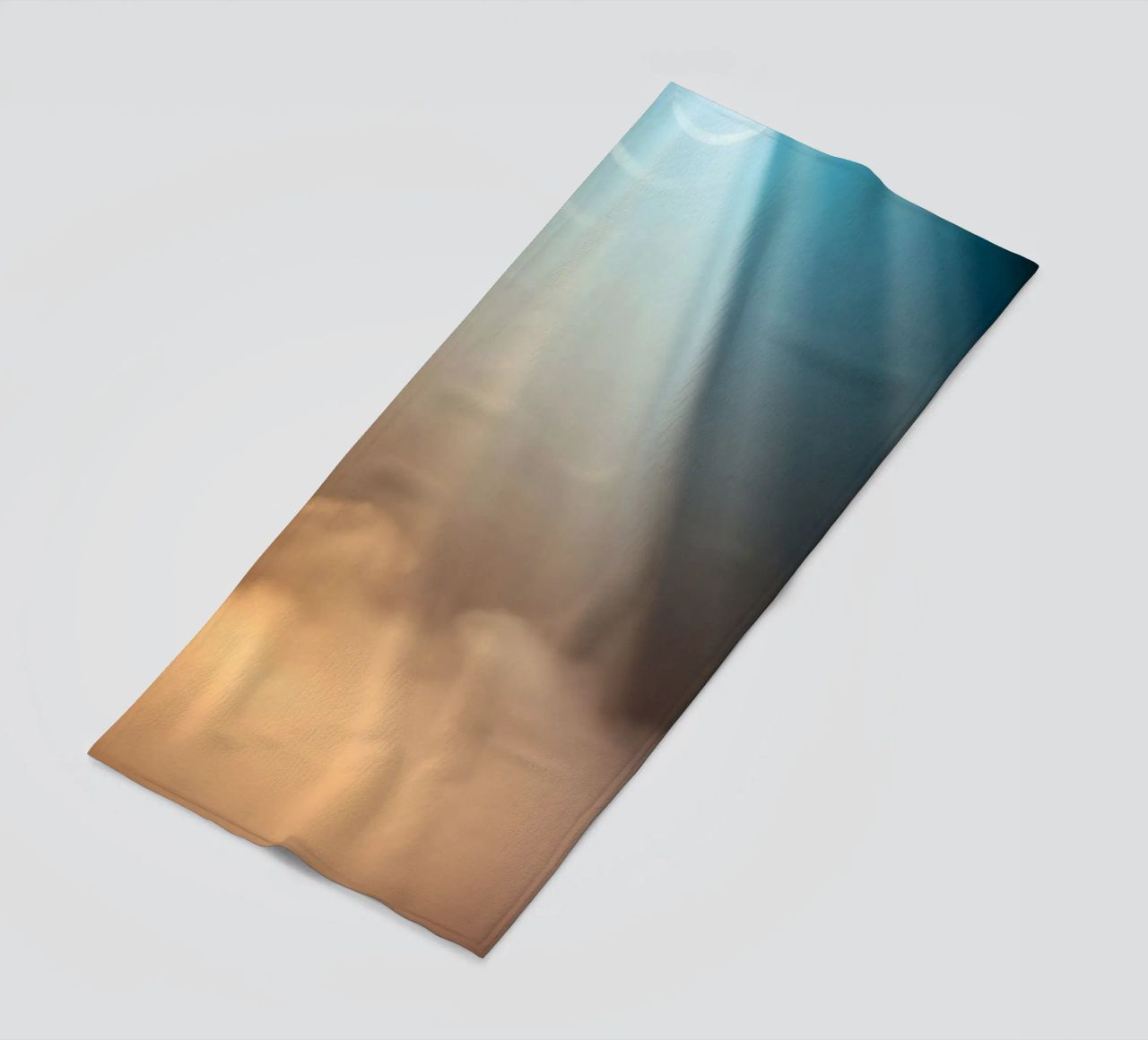 Morbido sfondo astratto con raggio di luce che attraversa la nebbia telo mare da DesignDoodle