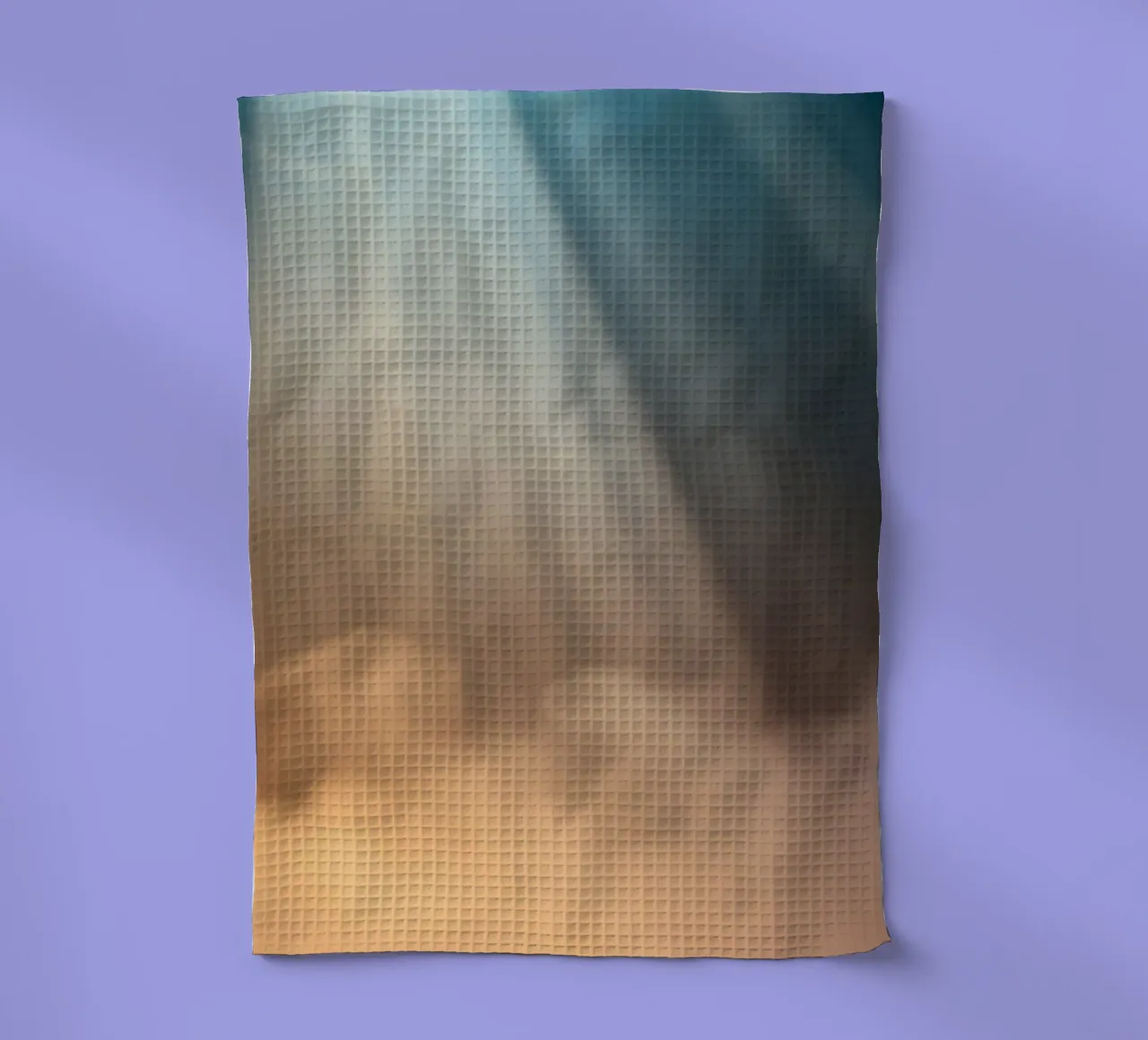 Soft abstract background with light ray piercing through fog tea towel by DesignDoodle
