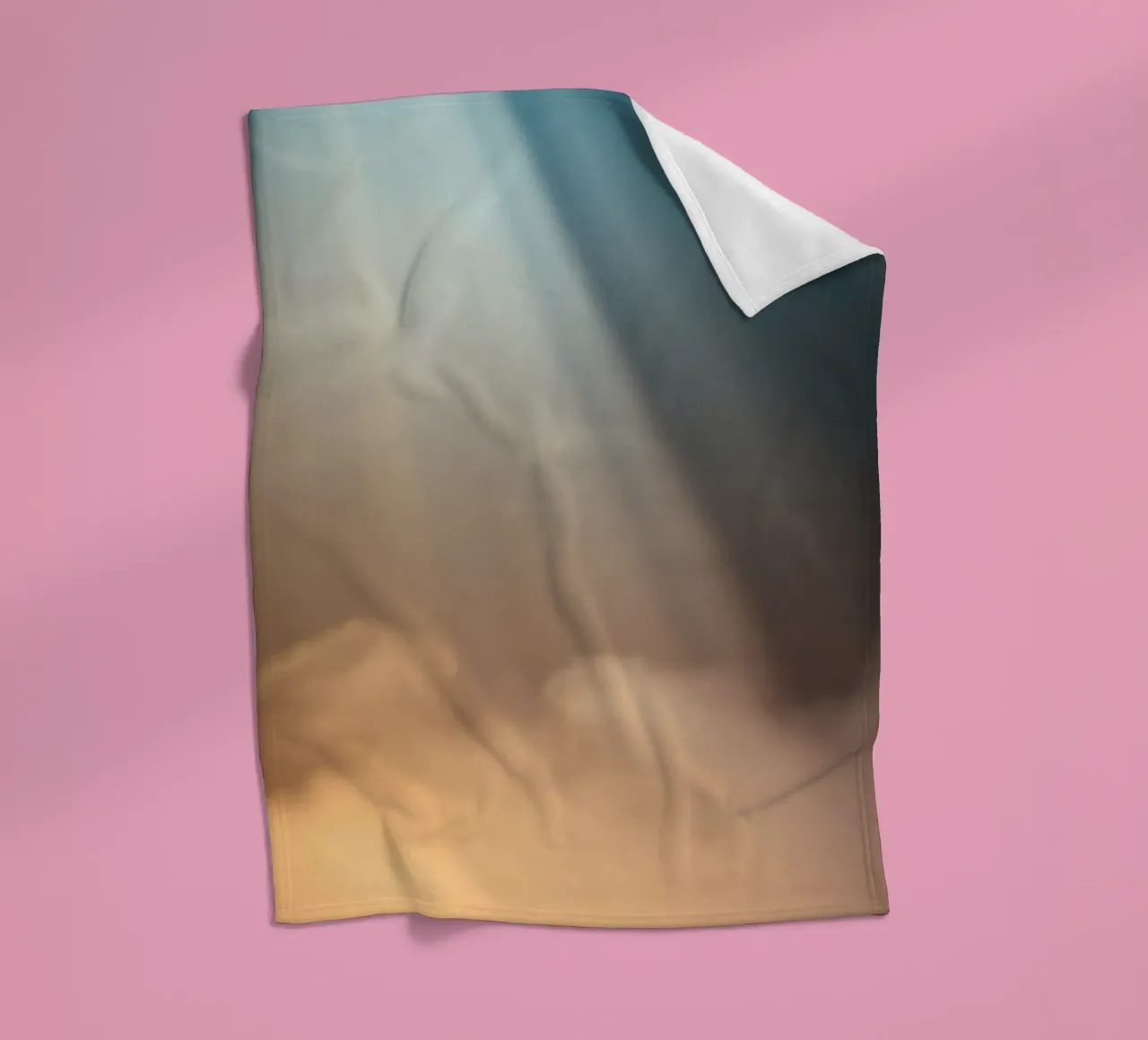 Soft abstract background with light ray piercing through fog fleece blanket by DesignDoodle