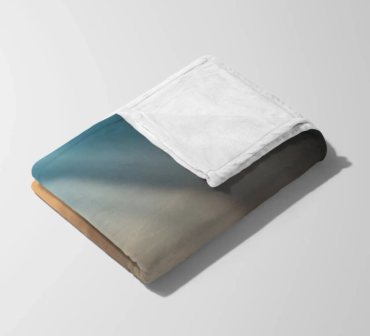 Fond abstrait doux avec un rayon de lumière perçant le brouillard plaid polaire de DesignDoodle