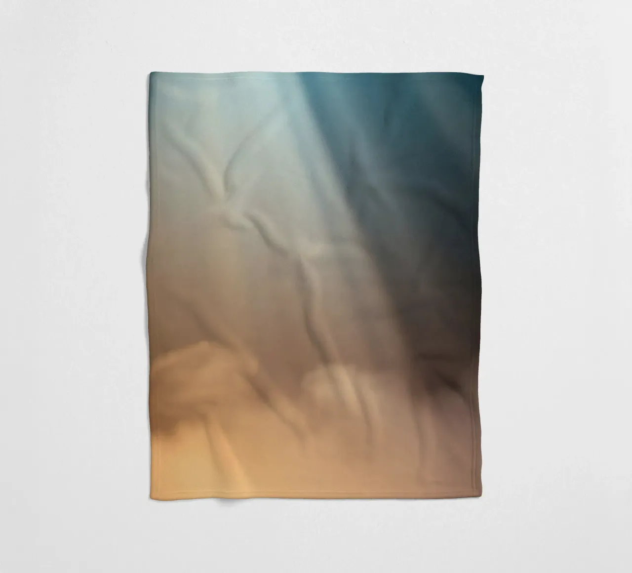 Soft abstract background with light ray piercing through fog fleece blanket by DesignDoodle