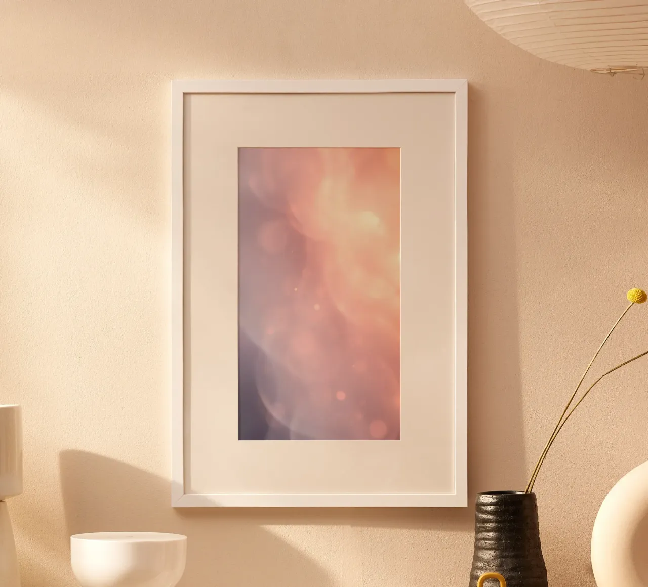Elegante abstracte pastelachtergrond met zachte verlopen hahnemühle van DesignDoodle