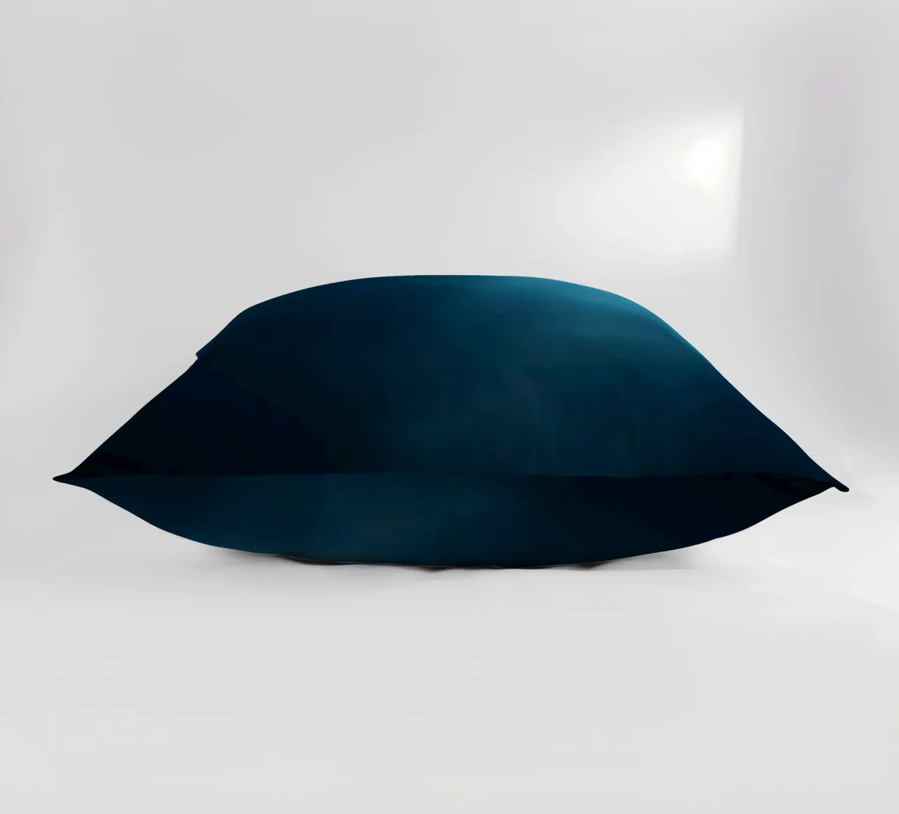 abstract underwater design with flowing soft blue tones decorative cushion by DesignDoodle