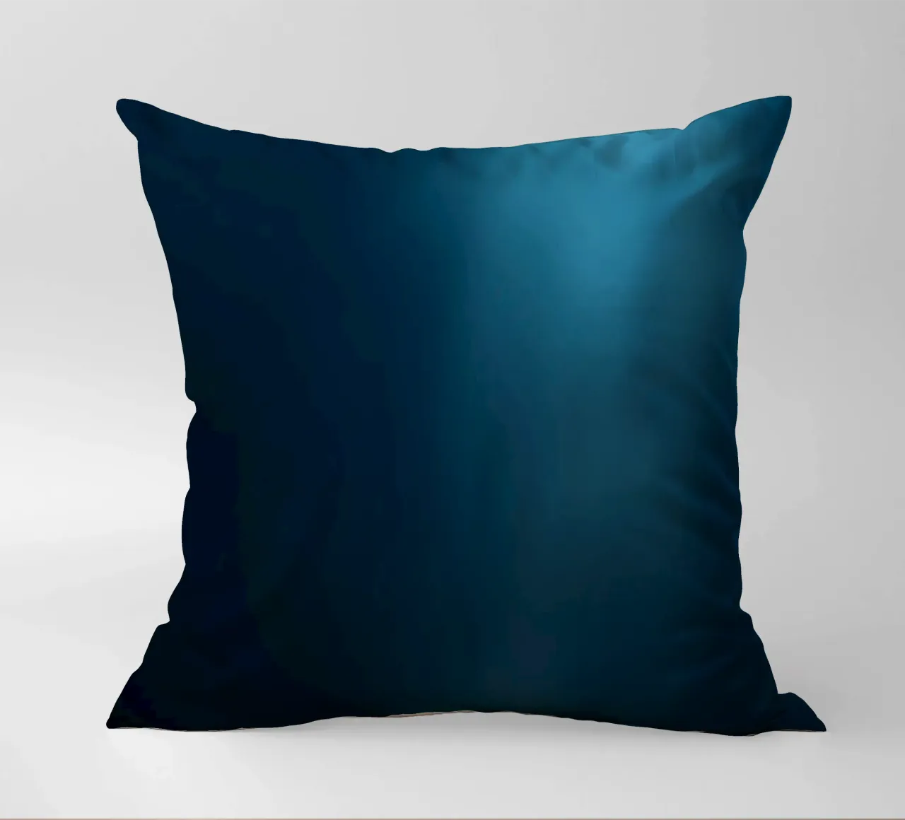 abstract underwater design with flowing soft blue tones decorative cushion by DesignDoodle